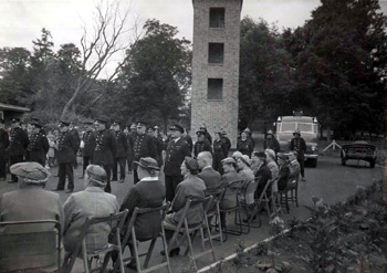 Opening of Ivel Road Fire Station in 1954 [FSD/PH9/1]